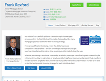 Tablet Screenshot of frankrexford.com
